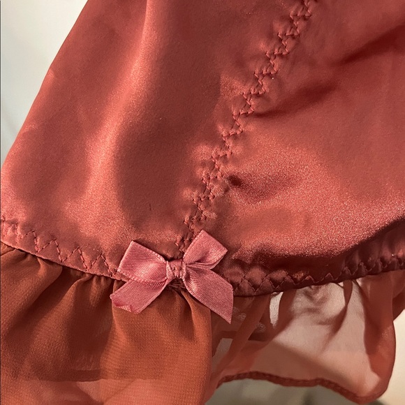 Victoria's Secret Red Satin Chemise - Picture 3 of 8